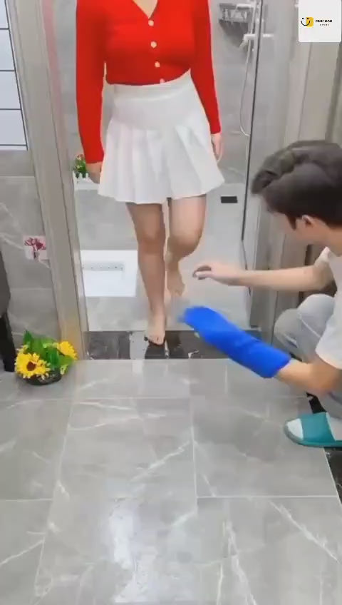 Non-slip Water Absorbent Round Bathroom Mat