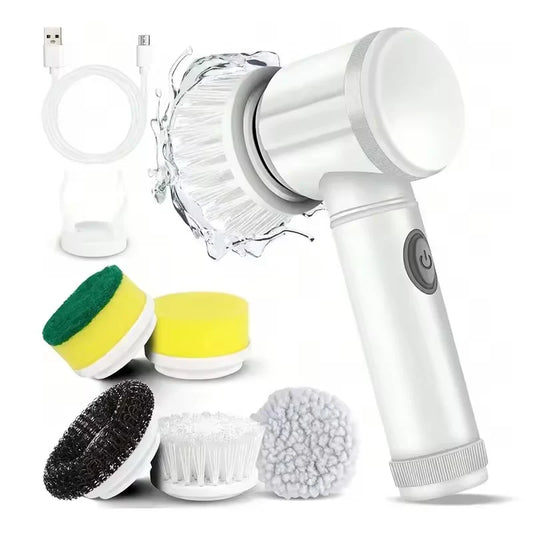 5-in-1 Electric Spin Scrubber | Multi-Functional Cleaning Brush