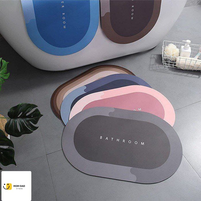 Non-slip Water Absorbent Round Bathroom Mat