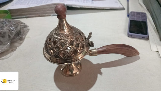 Handcarfted Brass Loban Burner