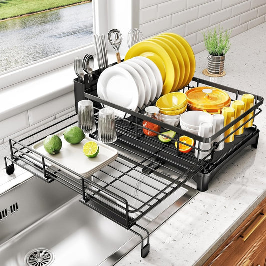 EXTENDABLE DISH DRYING BASKET