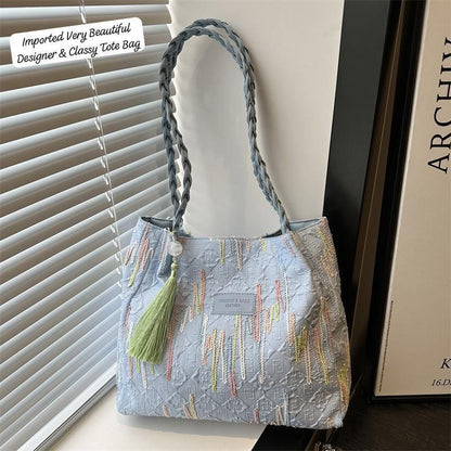 TOTE BAG With Beautiful Keychain*