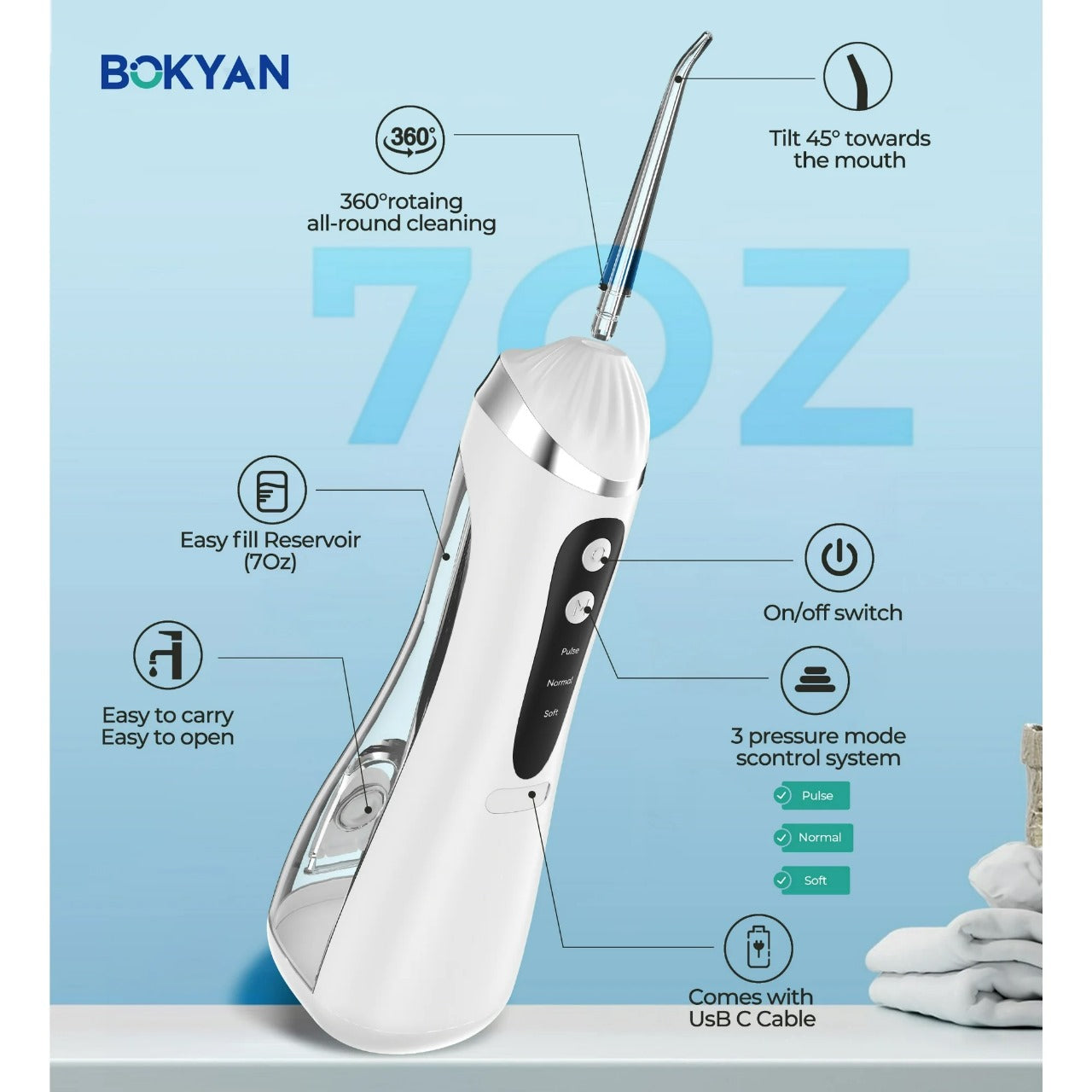 ORAL IRRIGATOR WATER FLOSSER