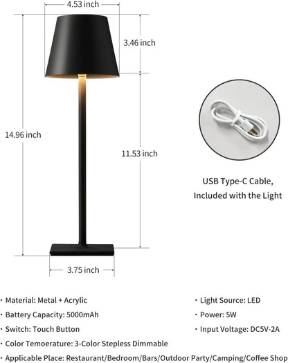 WIRELESS TABLE LAMP