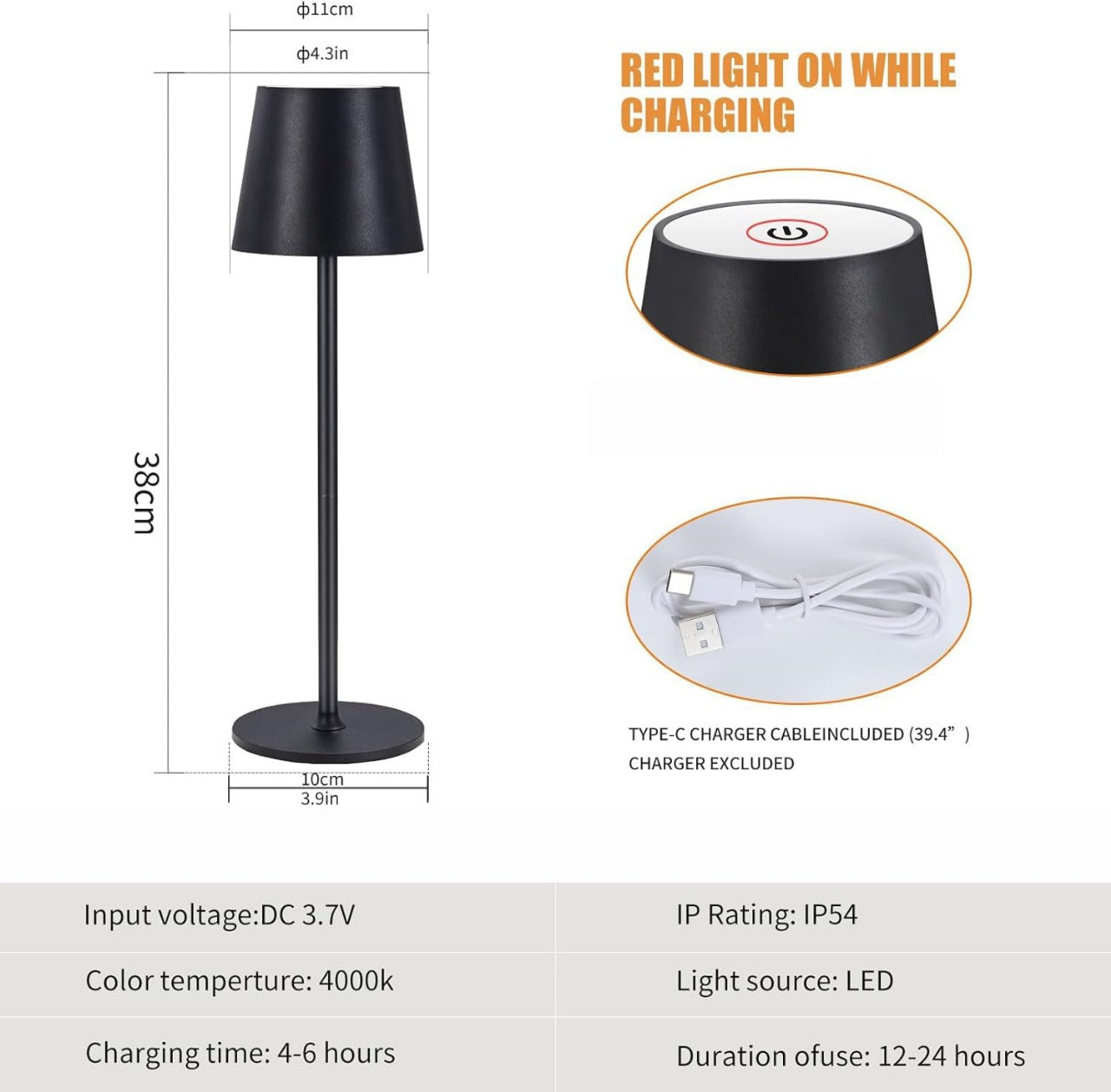 WIRELESS TABLE LAMP