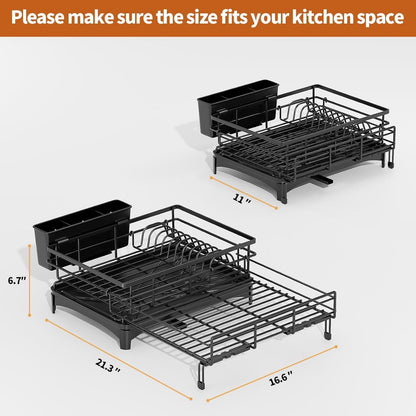 EXTENDABLE DISH DRYING BASKET
