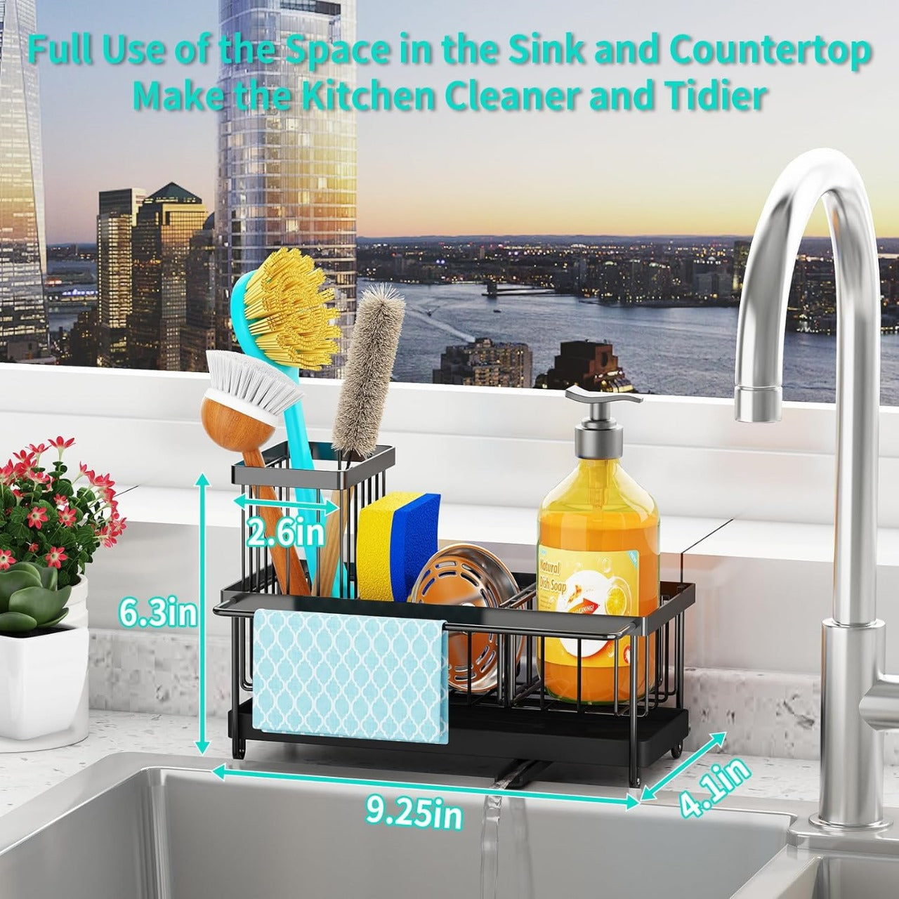METAL SINK DRAINING RACK