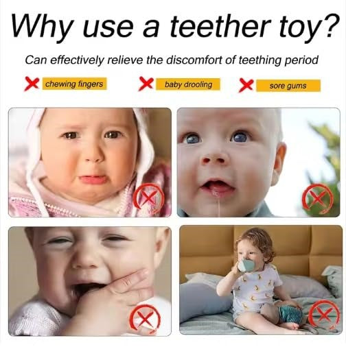 SILICONE BABY TEETHER REMOTE